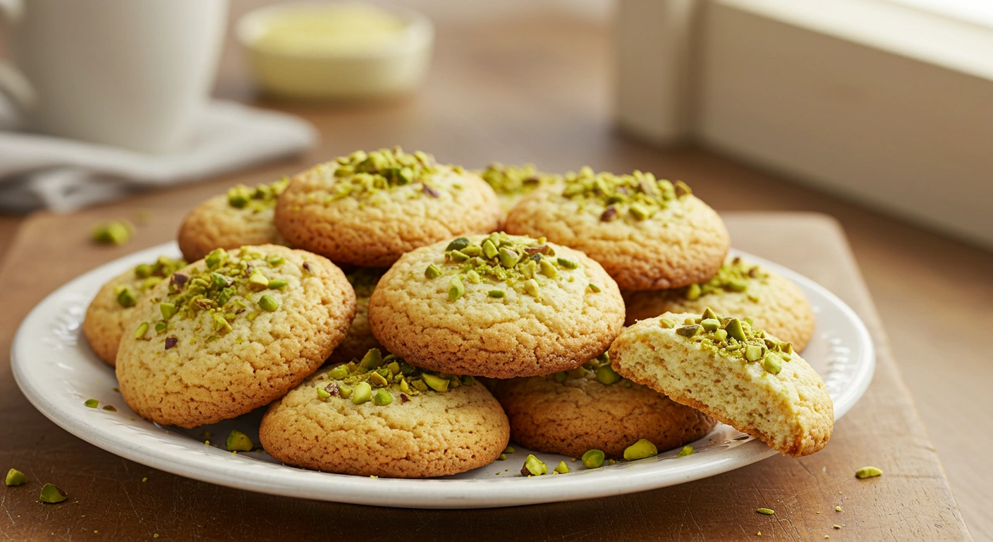 Soft Ricotta Pistachio Pillow Cookies - tertiary view